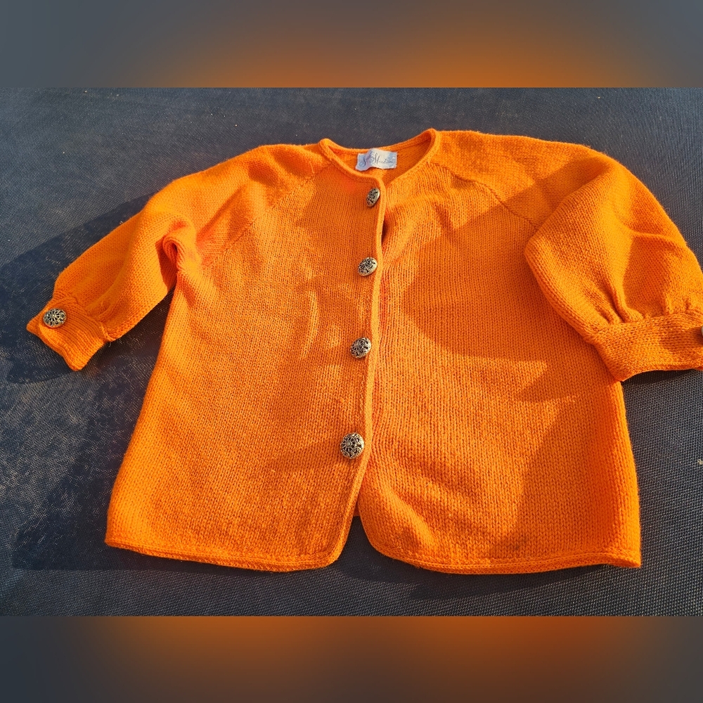 Vintage stephen meadows sz large sweater 1960 cap sleeve